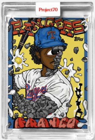 Topps Project 70 Vladimir Guerrero Sr. #513 by Distortedd (PRE-SALE) -  Wheeler Collection