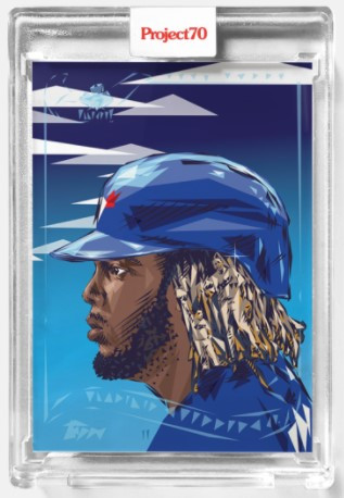 Topps Project 70 Vladimir Guerrero Jr. #606 by Mister Cartoon (PRE