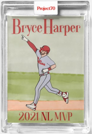 Topps Project 70 Bryce Harper #461 by Keith Shore (PRE-SALE) - Wheeler  Collection