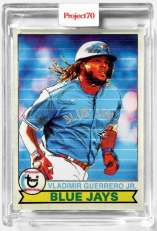 Topps Project 70 Vladimir Guerrero Jr. #606 by Mister Cartoon (PRE