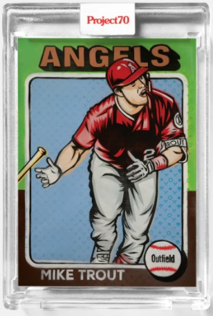 Mike  Trout  直筆サインカード　project 70 2022 Topps PROJECT 70 #795-A Mike Trout Autograph Auto Toy
