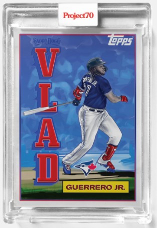 Topps Project 70 Vladimir Guerrero Jr. #606 by Mister Cartoon (PRE-SALE) -  Wheeler Collection