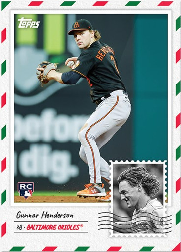 202Topps MLB Holiday Card - Michael Harris - Card 18 - Print Run