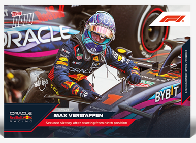 Max Verstappen - 2025 Formula 1® Topps NOW® - Card 37 - PR: 2389