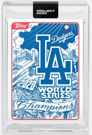 Topps x Mister Cartoon - 2020 Los Angeles Dodgers World Series