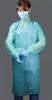 ValuMax Isolation Gowns, Elastic Cuffs - Yellow
