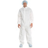 Halyard Kimguard Extra Protective Coverall, Elastic Wrist & Cuff, White, X-Large, 24/cs