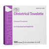 PDI Obstetrical Towelette, 7.75" x 5", 1/pk, 100 pk/bx, 10 bx/cs D74800