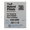 Shofu Hybrid Point T&F Diamond Burs, Shape #7404, ISO #277/014, 3.0 Length, Super Fine, 3/pk