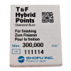 Shofu Hybrid Point T&F Diamond Burs, Shape #LT2, ISO #165/011, 8.0 Length, Super Fine, 1/pk