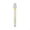 Shofu Robot FG Diamonds, Corner Round Tapered Cylinder, ISO #544/027, 3.5 Length, Super Fine, 1/pk