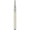 Shofu Robot FG Diamonds, Round End Tapered Cylinder, ISO #193/016, 10.0 Length, Standard, 1/pk