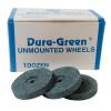 Shofu Unmounted Finishing Wheels, Dura-Green Wheel, No. 8, ISO #190, 3mm, 12/pk