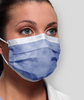 Crosstex Isofluid Earloop Face Mask ASTM Level 1, Blue 100/bx GCIBL100