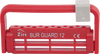 Zirc 12-Hole Steri-Bur Guard 2-7/8" X 3/8" X 1-3/8" - Red, ea