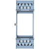 Zirc E-Z Jett Cassette 5-Place, Blue, ea