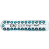 Zirc E-Z ID Rings Small, Teal, 25pk