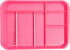 Zirc B-Lok Divided Tray 13-3/8"x9-5/8"x7/8", Neon Pink, ea