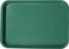 Zirc B-Lok Flat Tray 13-3/8"x9-5/8"x7/8" Green, ea