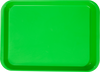 Zirc B-Lok Flat Tray 13-3/8"x9-5/8"x7/8" Neon Green, ea