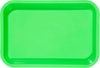 Zirc Mini Tray 9-3/8"x6-3/8"x7/8", Neon Green, ea