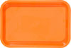 Zirc Mini Tray 9-3/8"x6-3/8"x7/8", Neon Orange, ea