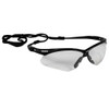 KC Nemesis KleenGuard Safety Eyewear Clear Lens Black Frame, ea 25676