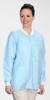 ValuMax Extra-Safe Autoclavable Lab Jacket, Sky Blue XL, Hip-Length, Breathable, 3 Pockets, Knitted Cuff, 10/pk