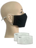 ODS Reusable 3-Layer Cotton Face Mask with PM2.5 Carbon Filter, Assorted, 4/pk