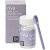SDI Riva Glass Ionomer Light Cure Powder Refill, 15g jar, Shade A2 Universal, 50/bx 8700102