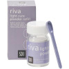 SDI Riva Glass Ionomer Light Cure Powder Refill, 15g jar, Shade A3 Extra Light Yellow, 50/bx 8700103