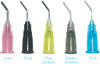 Pac-Dent Prebent Needle Tips 22Ga. Flow, Grey, 100/pk