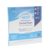 Medicom Hedy Dental Dams Polyisoprene, 6"x6", Heavy Gauge, Blue, Latex-Free, Powder-Free, 30/bx
