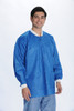 ValuMax Extra-Safe Autoclavable Lab Jacket, Royal Blue XS, Hip-Length, Breathable, 3 Pockets, Knitted Cuff, 10/pk