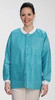 ValuMax Extra-Safe Autoclavable Lab Jacket, Teal 2XL, Hip-Length, Breathable, 3 Pockets, Knitted Cuff, 10/pk