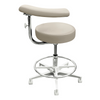 Brewer 2000 Series Stool Adjustable Body Support on Right (Vacuum Formed), Assistant, Hgt. Range 20"-26"