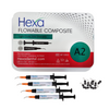 Hexa Flowable Composite, Shade A2, 4 X 2g Syringes & 20 Bent Tips