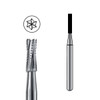 Pac-Dent Carbide Bur FGSS-557L Straight Fissure Crosscut, Clinic Pack, 100/pk
