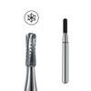 Pac-Dent Carbide Bur RA-1557 Straight Fissure Dome Crosscut Latch-Type, Clinic Pack, 100/pk