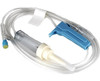 Exel IV Administration Set, 15 Drops/mL, Combination Vented/ Non-Vented, (Y) Injection Site, Luer Slip, 78" Tube, Roller Clamp, Pinch Clamp
