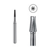 ODS Precision Carbide Bur HP-699, Flat End Tapered Cross-Cut, 5/pk
