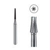 ODS Precision Carbide Bur HP-699L, Flat End Tapered Cross-Cut, 5/pk