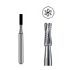 ODS Precision Carbide Bur HP-558, Straight Flat End Cross-Cut Fissure, 5/pk