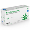 Medgluv Neugrip Latex Exam Glove, Aloe, 6.5mil, Small 100/bx