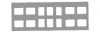 Flow Greylight X-Ray Film Mounts, Plastic, Grey, 14 Windows: 8 Horizontal and 6 Vertical, Size 2, 100/bx