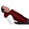 Flow Adult Lead Bib X-Ray Apron, without Collar, 0.3 mm, 24" x 26", Burgundy, ea