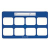 Flow Perfect Pocket Masked X-Ray Film Mounts, Vinyl, Blue, 2 Rows, 8 Horizontal Windows, Size 2, 100/bx