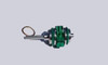 A1 Handpiece Dentex M1X-SL Ceramic Push Button Turbine, ea