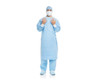 Halyard Aero Blue Surgical Gown, Small/Medium, 34/cs