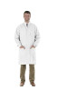 Medicom Lab Coats High Performance, White Frost, Large, 12/bg